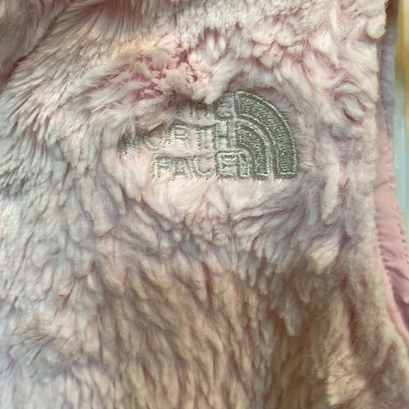 The North Face Toddler Vest Faux Fur Pink - Size 3T - Picture 3 of 6